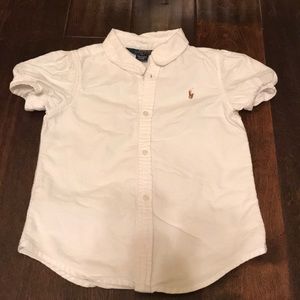 Polo Ralph Lauren Girls button up EUC